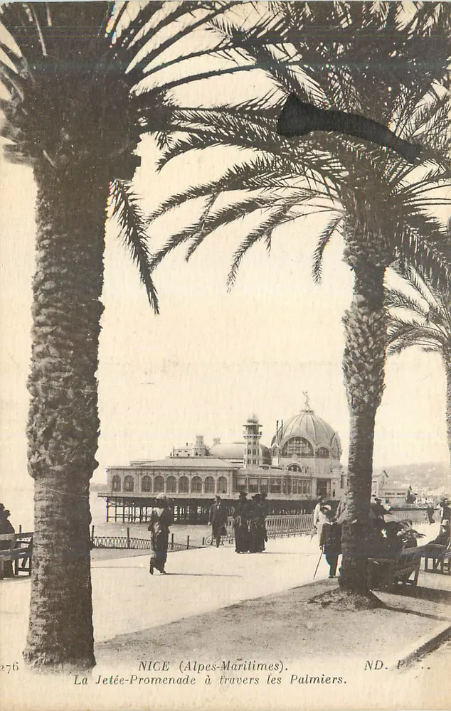 NICE (Alpes-Maritimes) — Die Mole-Promenade durch die Palmen — ND.P. n°276 - Vorderseite