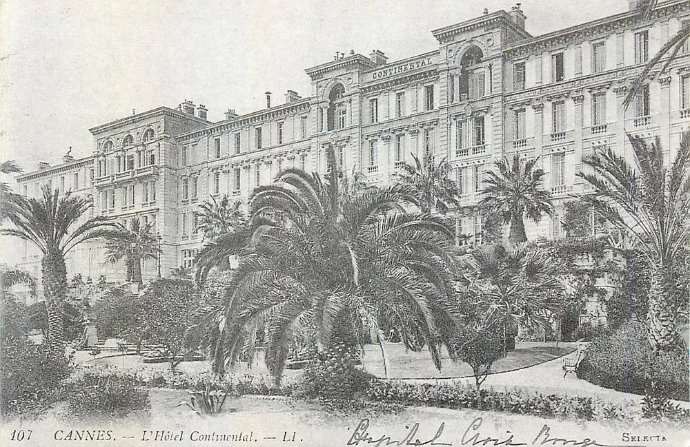 CANNES — O Hotel Continental — Selecta - Frente