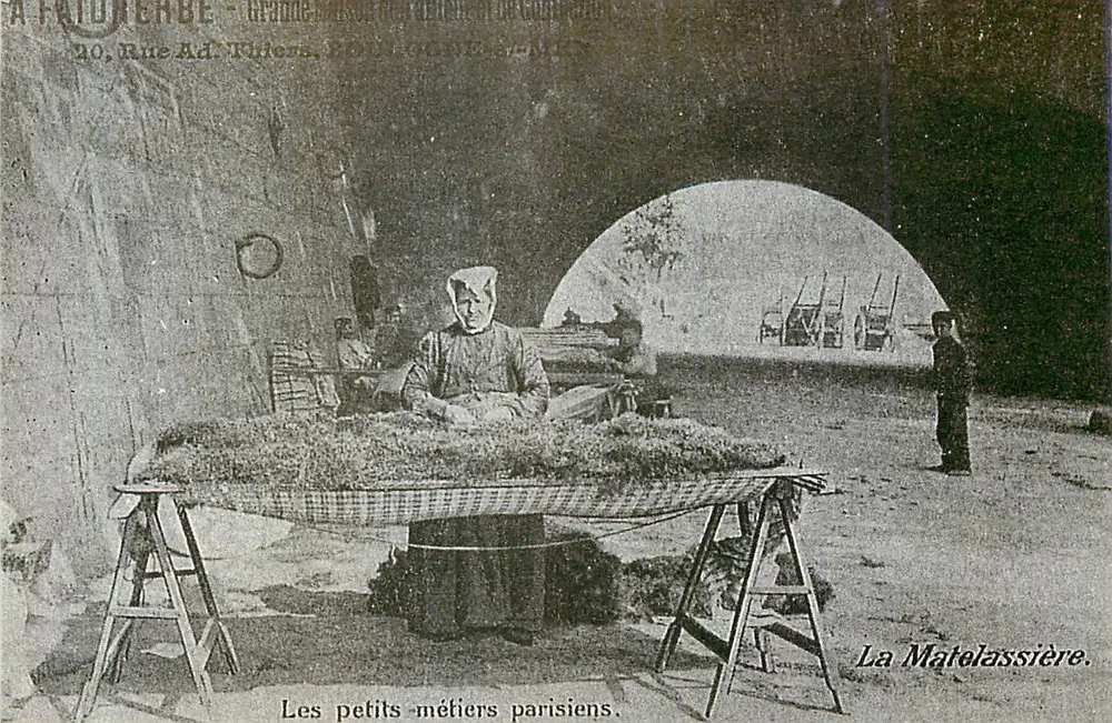 La Matelassière — I piccoli mestieri parigini — La Pâtuerbe, 30 Rue Ad. Tiffers, Parigi - Recto