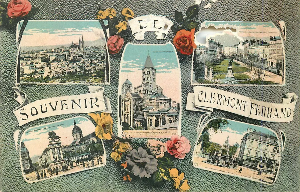Clermont-Ferrand — Lembrete — Editor não identificado, número de série não visível - Frente