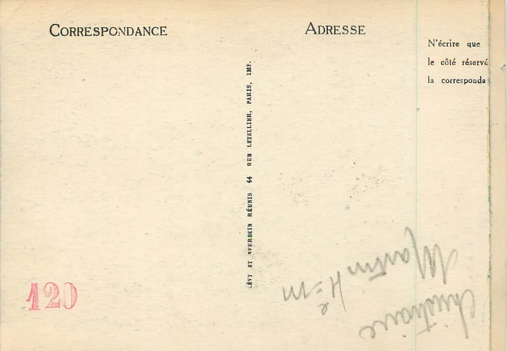Bétharram-Höhlen — Oberer Teil — Eingang zur Großen Halle — LL, n° 24 - Rückseite