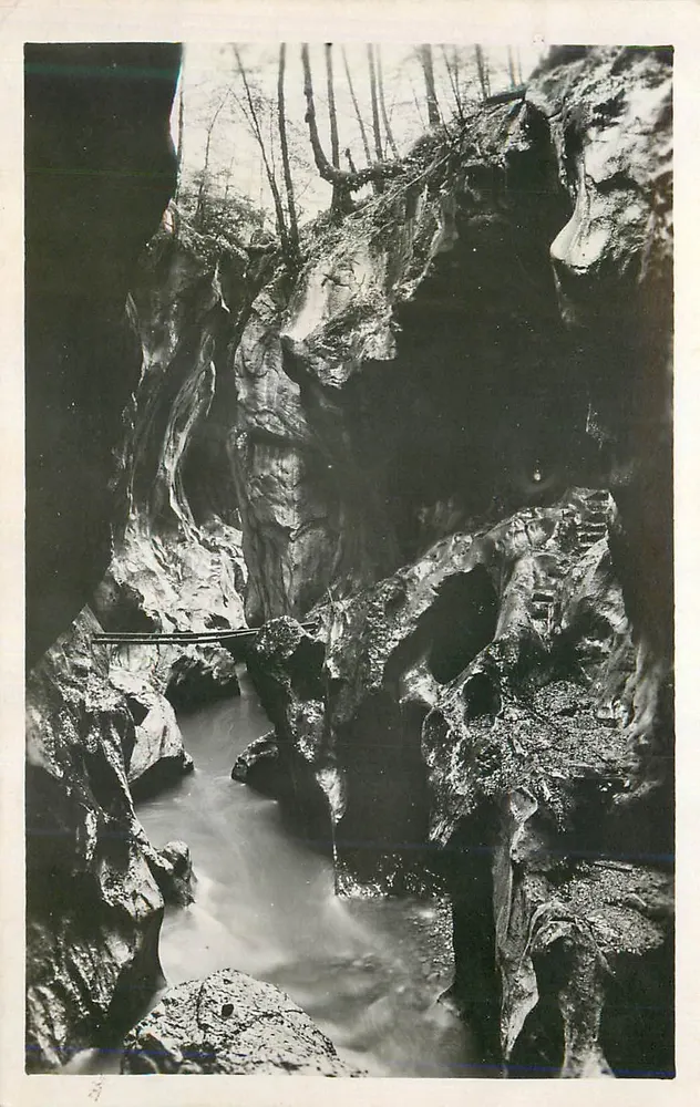 Gorges du Diable — Um Thonon-les-Bains (Haute-Savoie) — Éditions J. Cellard, Lyon - Vorderseite