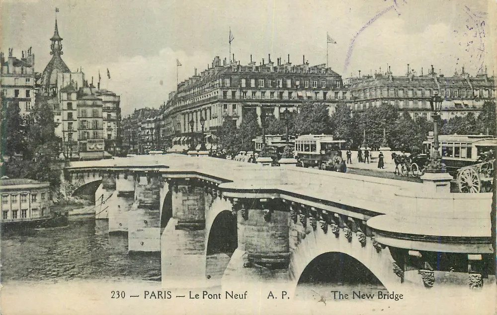 Paris — O Ponte Novo — A.P. — O Novo Ponte - Frente