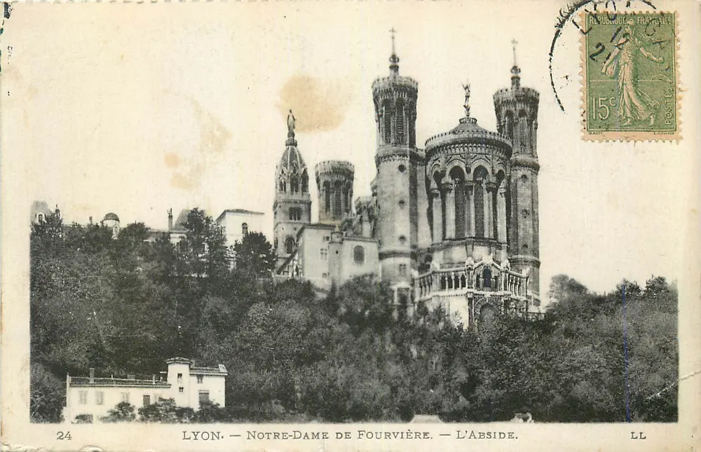 LYON — Notre-Dame de Fourvière — A Abside — LL - Frente