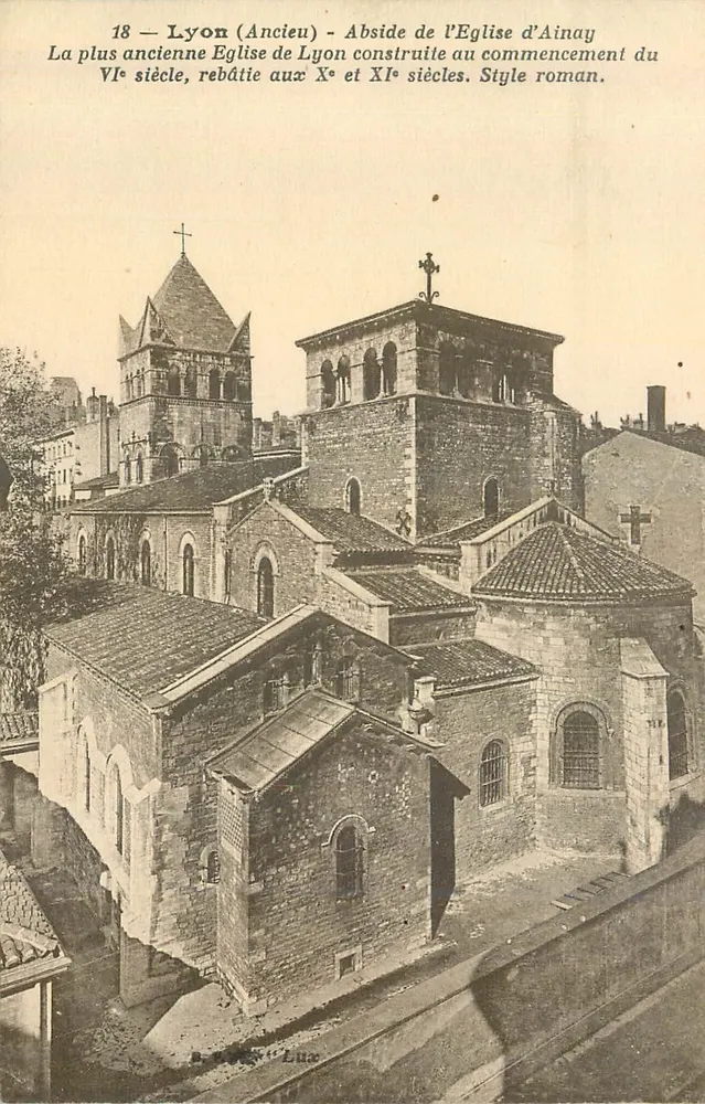 Lyon (Alt) - Apsis der Kirche von Ainay — Verlag S. P. L. - Nr. 18 - Vorderseite