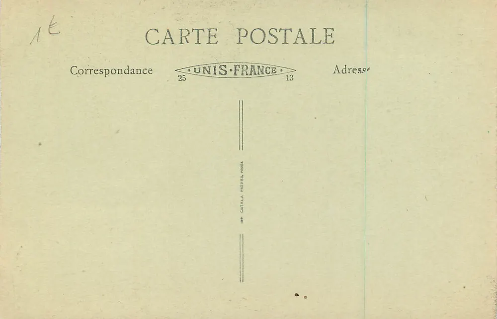 Église d'Ainay — Lyon — Éditeur : E.R. F. 'Lum' (n° 222) - Verso