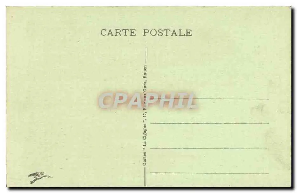Rouen — Kirche Saint-Ouen, Die Krönungsturm — Nr. 394 - Rückseite