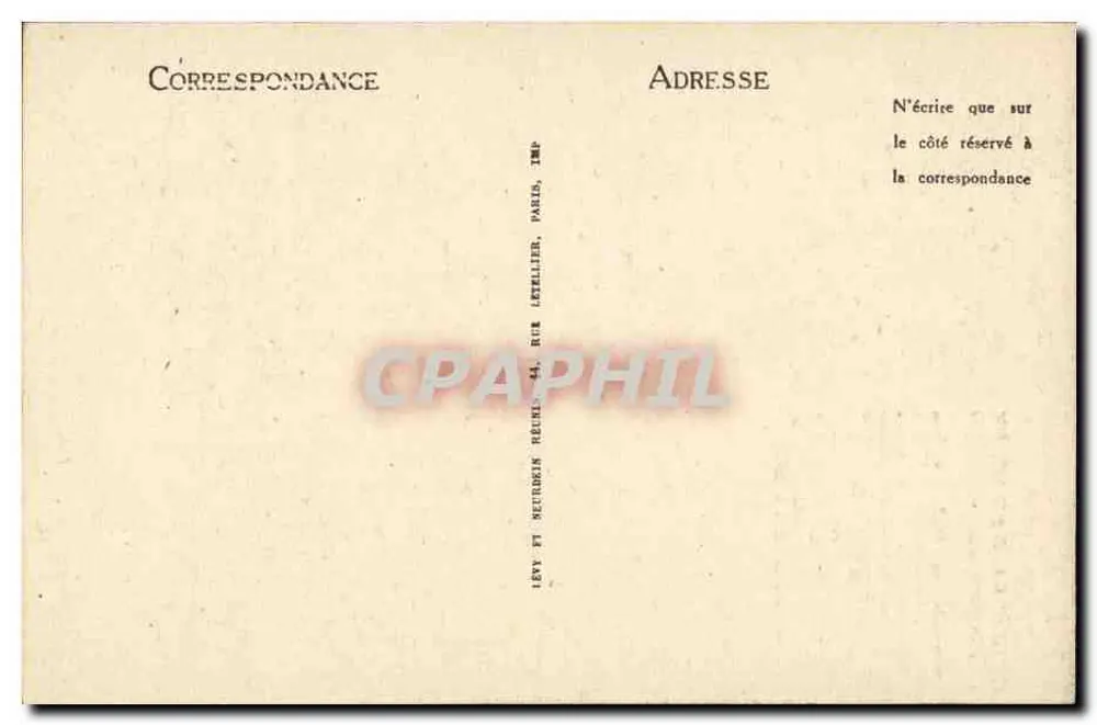 Catedral de Rouen — vista geral — editor Levé et Securinès Réélys, Paris - Verso