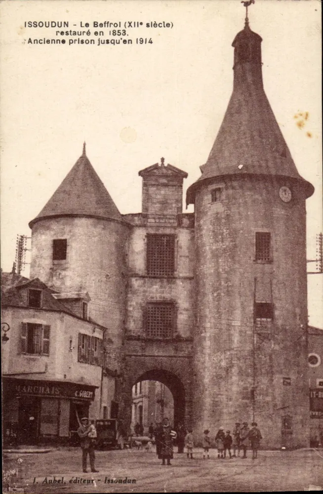 Issoudun - Der Béffrol (12. Jahrhundert) - Ehemalige Gefängnis bis 1914 - Vorderseite