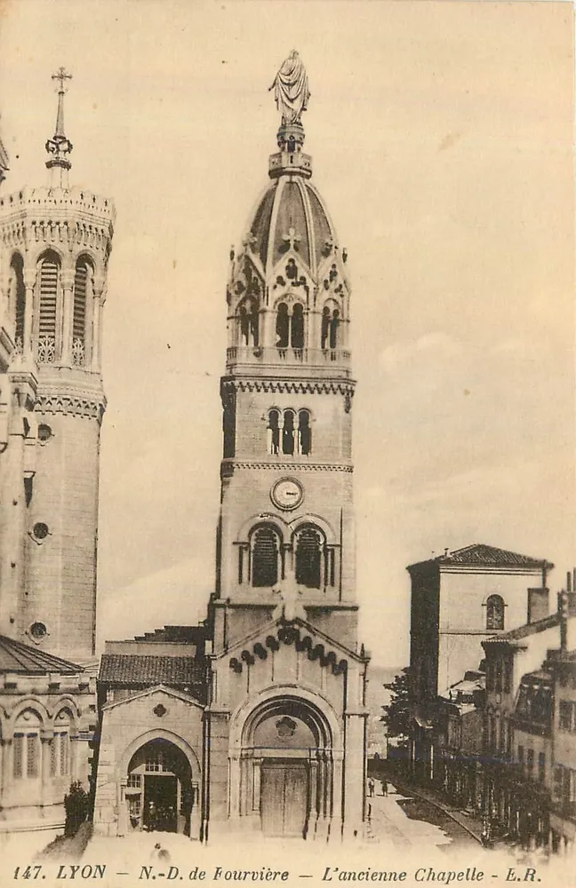 Lyon — Nossa Senhora de Fourvière — A antiga Capela — E.R. n°147 - Frente