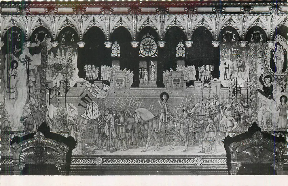 Basilika Notre-Dame de Fourvière — Mosaik der heiligen Jeanne d'Arc — Éditions Lyon, n° 36313 - Vorderseite