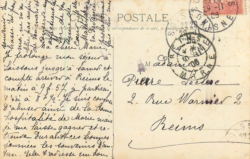 Soissons — Saint-Jean des Vignes — Wiblet, editora, Soissons - Verso