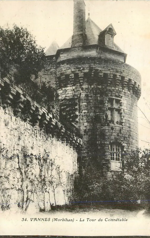VANNES (Morbihan) — A Torre do Conestável — J. Nozaïre, éd. n°34 - Frente