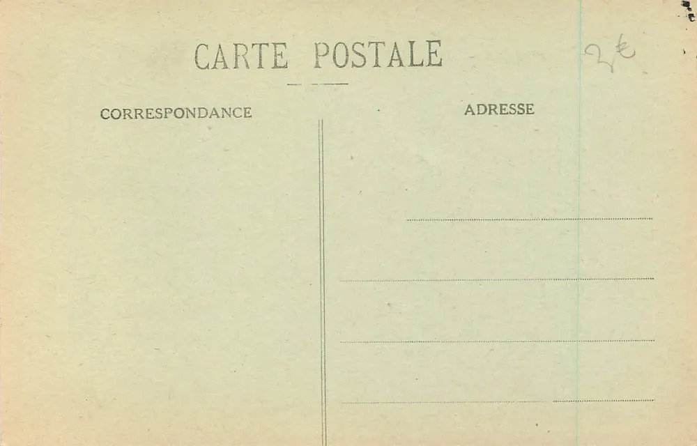 VANNES - A Porta Poterne — Coleção H. Laurent, Port-Louis - Verso