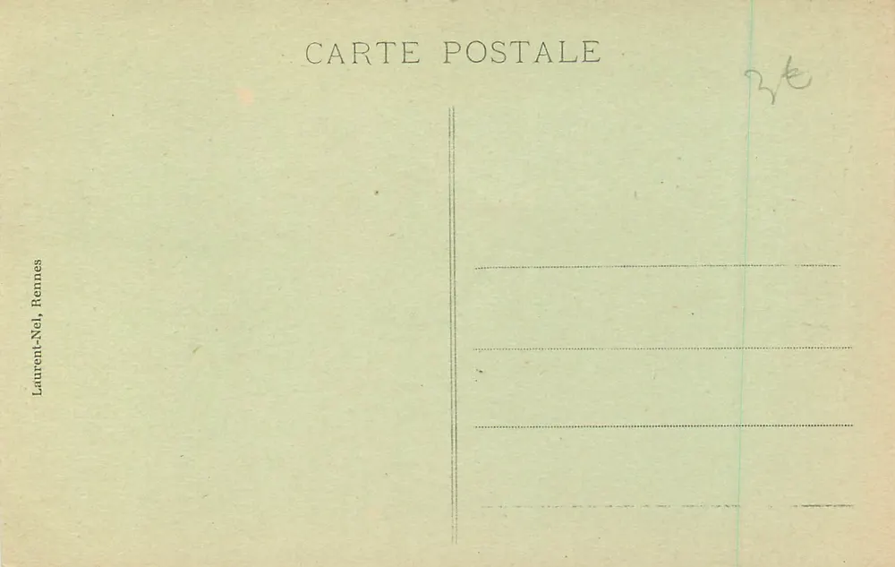 Vannes - Porta Saint-Vincent — editor Laurent-Nel, n° 150 - Verso