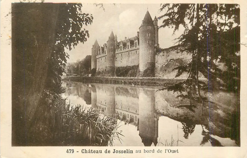 Château de Josselin — au bord de l'Oust — Laurent-Nel, Rennes - Recto