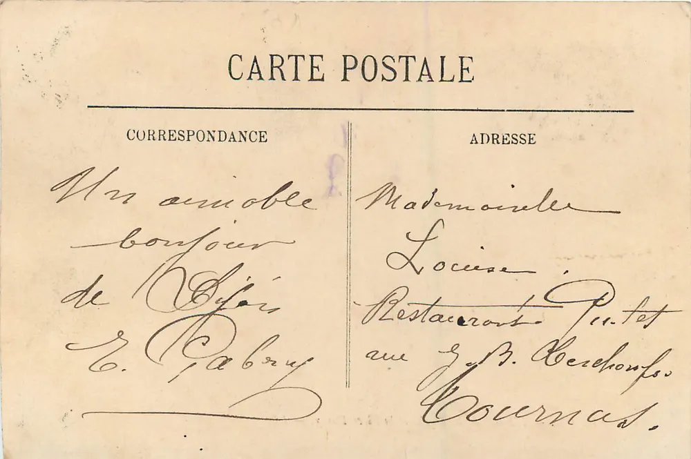Dijon — Das Hotel de la Cloche und die Place Darcy — LL. n°107 - Rückseite