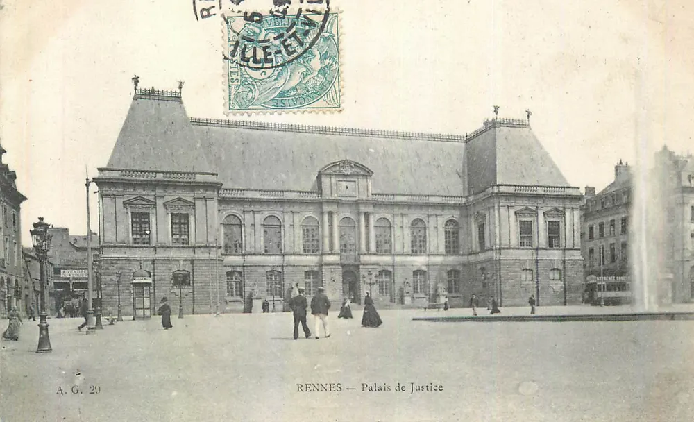 Rennes — Palácio de Justiça — A.G. 20 - Frente