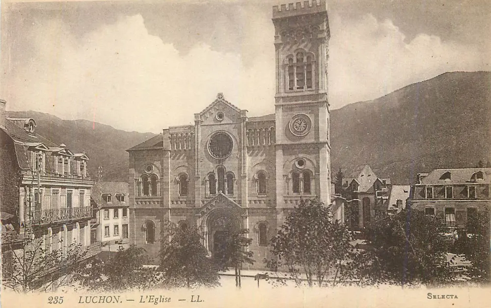 Luchon — A Igreja — Selecta, n°235 - Frente