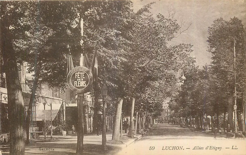 Luchon — Allées d'Etigny — Fête des Fleurs — Selecta n°59 - Recto