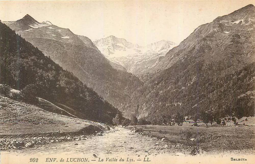 ENV. de LUCHON — A Vale do Lys — LL. — Selecta — n° 262 - Frente