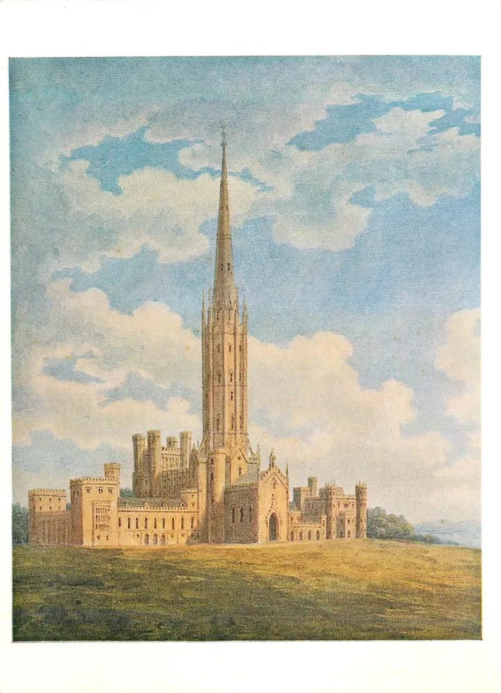 Fonthill Abbey — projeté — Victoria and Albert Museum, E.127 - Recto