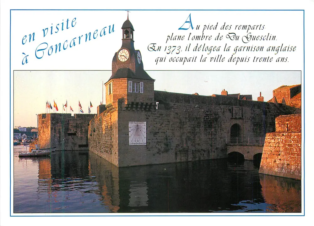 Concarneau — A cidade fechada e seu sino — Edições de Arte Jos. Le Doare, n° 121 - Frente