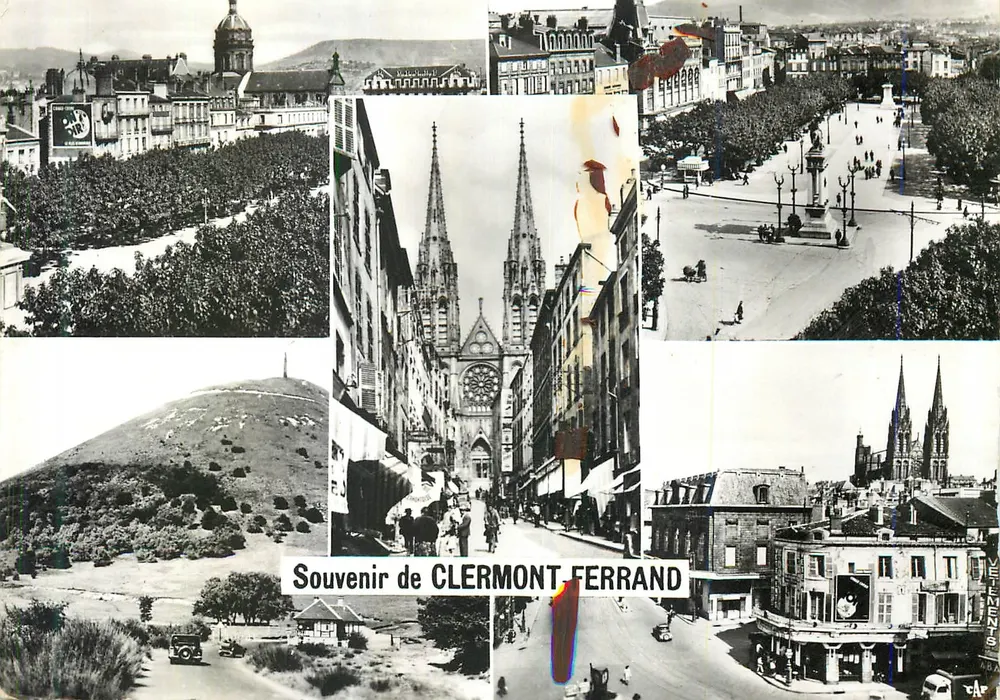Clermont-Ferrand — Pamiątka z Clermont-Ferrand — Wydawca Réel-Photo - Awers