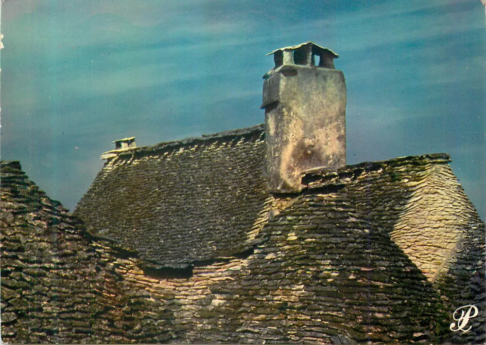 Telhados de xisto — Cazenave, Dordogne — Prestige Dordogne 24-P55 - Frente