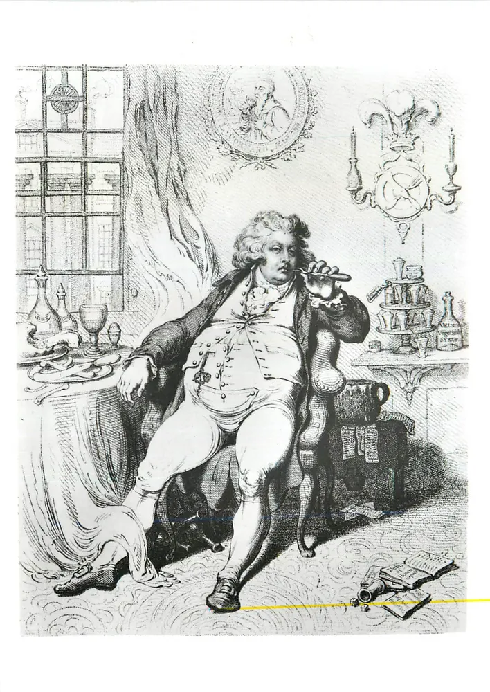 James Gillray — A Voluptuary under the horrors of Digestion — Victoria and Albert Museum, E.143 - Recto