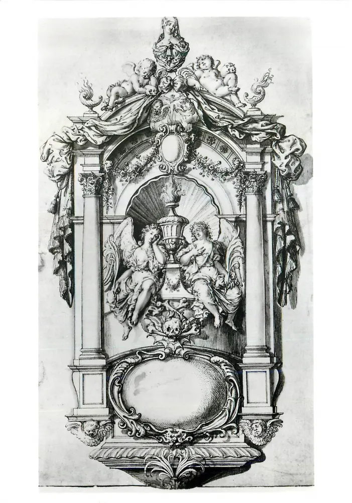 Monumento a Sir John Roberts — projeto de William Stanton — Victoria and Albert Museum - Frente