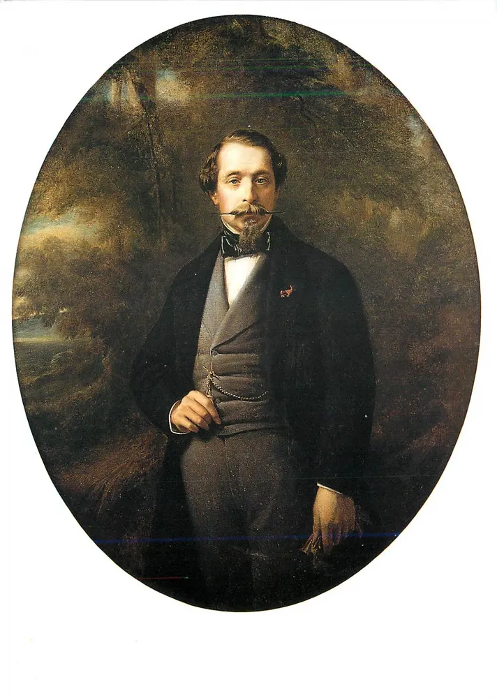 Napoléon III — Portrait von Franz-Xaver Winterhalter — Musée des musées nationaux, Château de Compiègne - Vorderseite