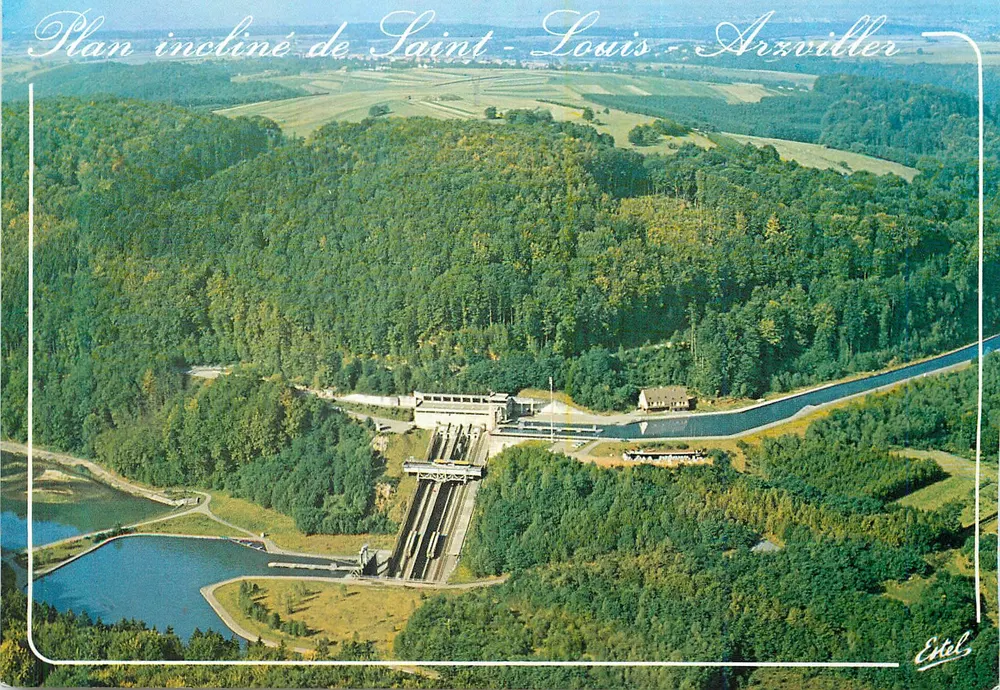Schiefbahnen von Saint-Louis-Arzviller — Verlag Estel, Nr. 4402 W - Vorderseite