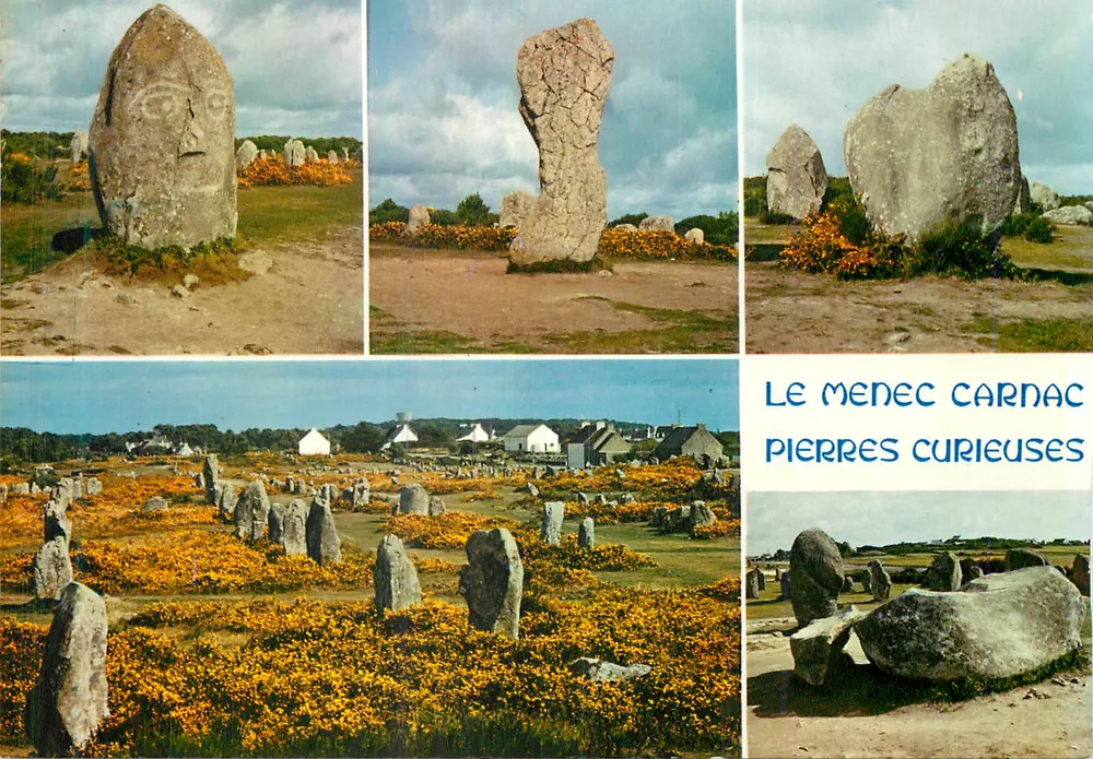 Le MéneC Carnac — Merkwürdige Steine — Éditions JOS - Vorderseite