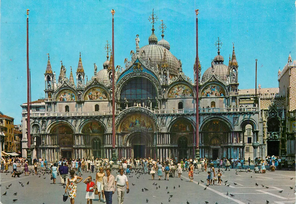 Piazza San Marco — Basílica de São Marcos — Ed. G.F. Zerella n°161 - Frente
