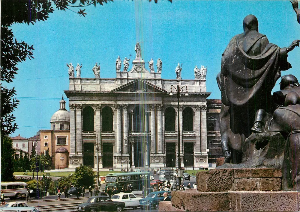 Basílica de São João de Latrão — Roma — editor Kodak Ektachrome - Frente