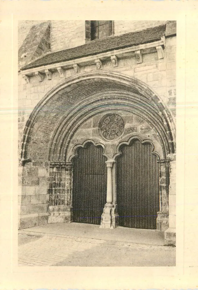 Kirche von Saint-Amand-Montrond — Portal des 12. Jahrhunderts — Verlag: Les Artistes Poyagistes, n° 5459 - Vorderseite