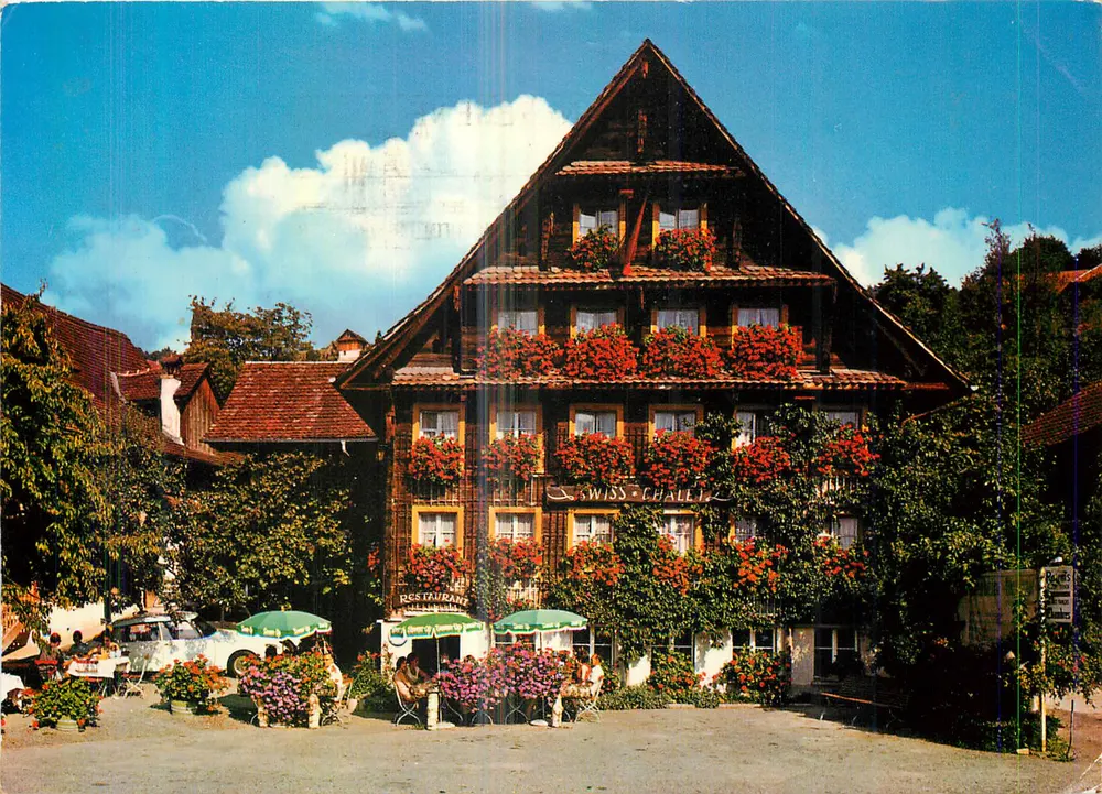 Motel Swiss Chalet — Merlischachen bei Luzern — Orell Füssli SA, Zurich - Recto