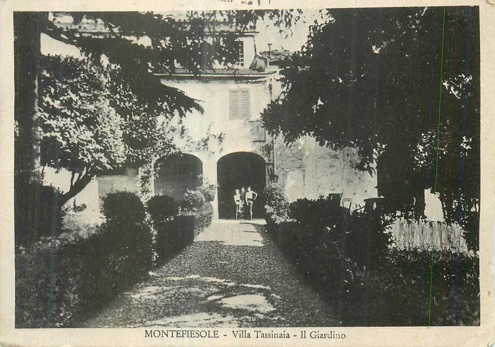 Montefiesole - Villa Tassinaia - Il Giardino — Casa Editrice Ugo Mugnaini di M. e G. Tognoli - Recto