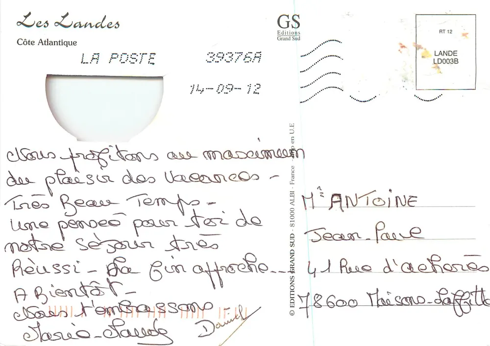 Les Landes — Ein großer Atemzug frischer Luft — Éditions Grand Sud - Rückseite