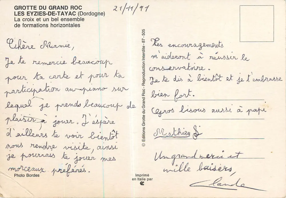 Grotte du Grand Roc — Les Eyzies-de-Tayac (Dordogne) — Éditions Interdite - 87-505 - Rückseite