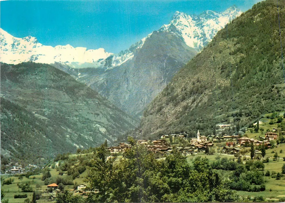 Roisan — panorama — Ed. Tecnicolor - Aosta, n° 162 - Frente