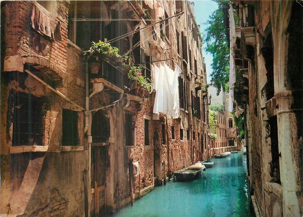 Vénétie — Un Canale — Ediz. G. Golin - S. Angelo, 3572/A - Frente