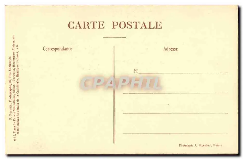 Reims - A Catedral — Lado Sul - Transepto - A Sinagoga - Verso
