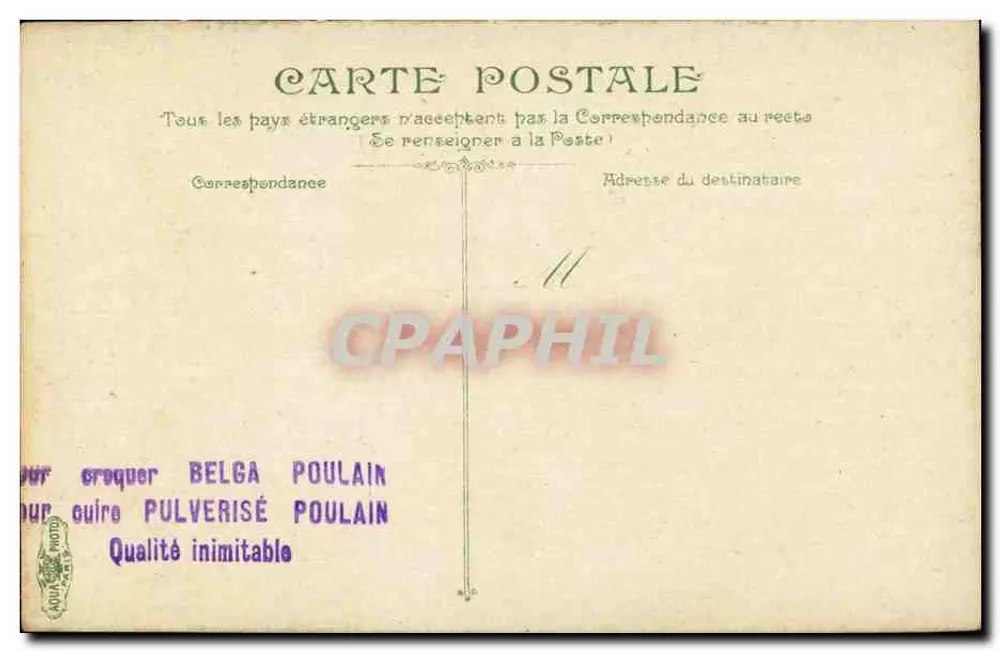 Reims — A Fonte de Sube — L.V. & Cie, n° 2827 - Verso