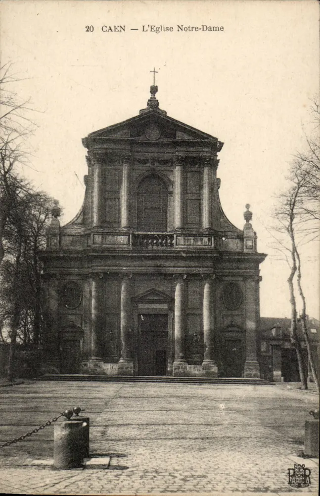 Caen — A Igreja de Nossa Senhora — Editor P. R. (nº20) - Frente