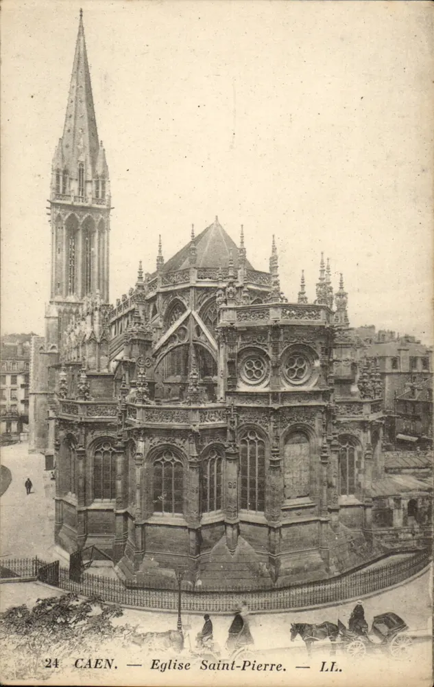 Caen — Igreja de São Pedro — L.I. - Frente