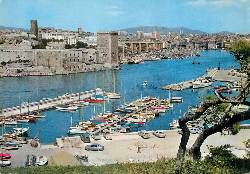 Hafen von Marseille — Ansicht des Fort Saint-Jean — Arycolor - Vorderseite