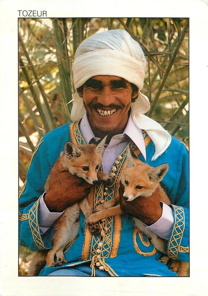 Tozeur — Abderrazak e seus raposas — Tunisie Lumière n°128 - Frente