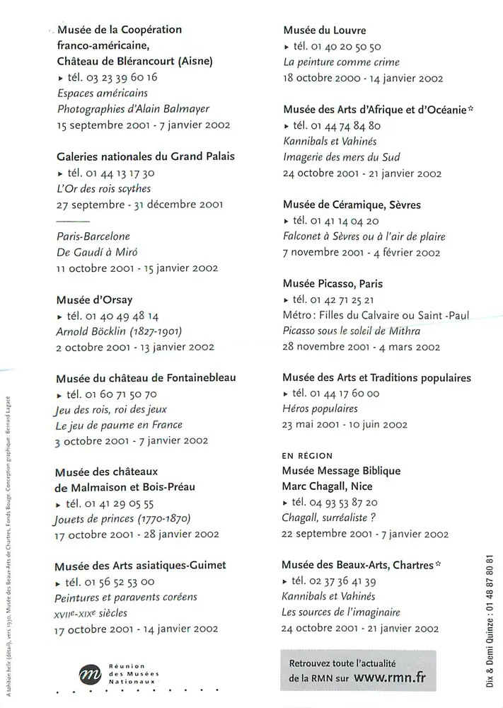 Femme tahitienne — Expositions Automne-Hiver 2001-2002 — Réunion des Musées Nationaux - Verso